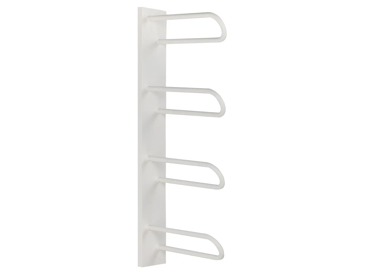 Uscător de prosoape de design LOJIMAX colecția PRUSIAS 1000x400 mm, Alb