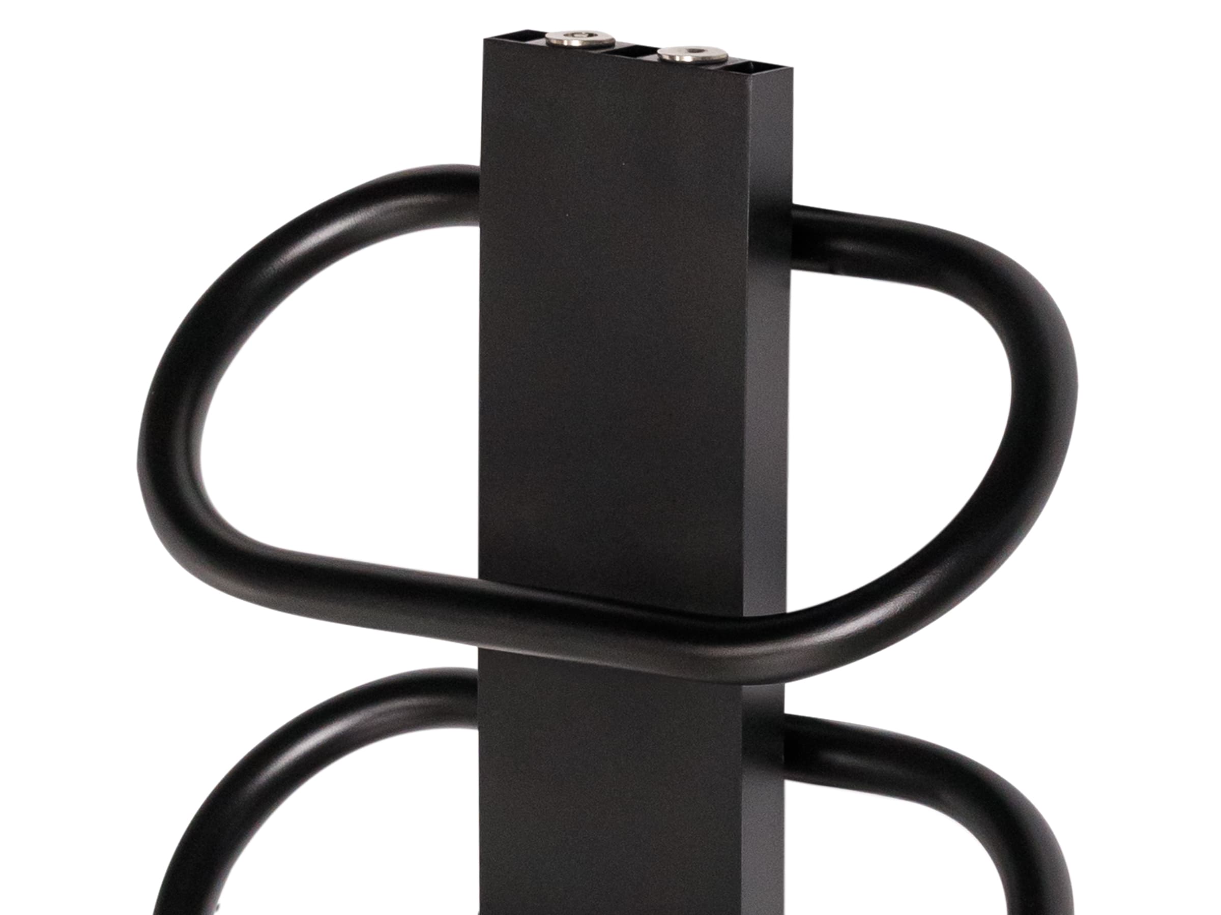 Uscător de prosoape decorativ LOJIMAX, colecția PEARL Lățime 530 mm. Înălțime 400 mm. negru mat