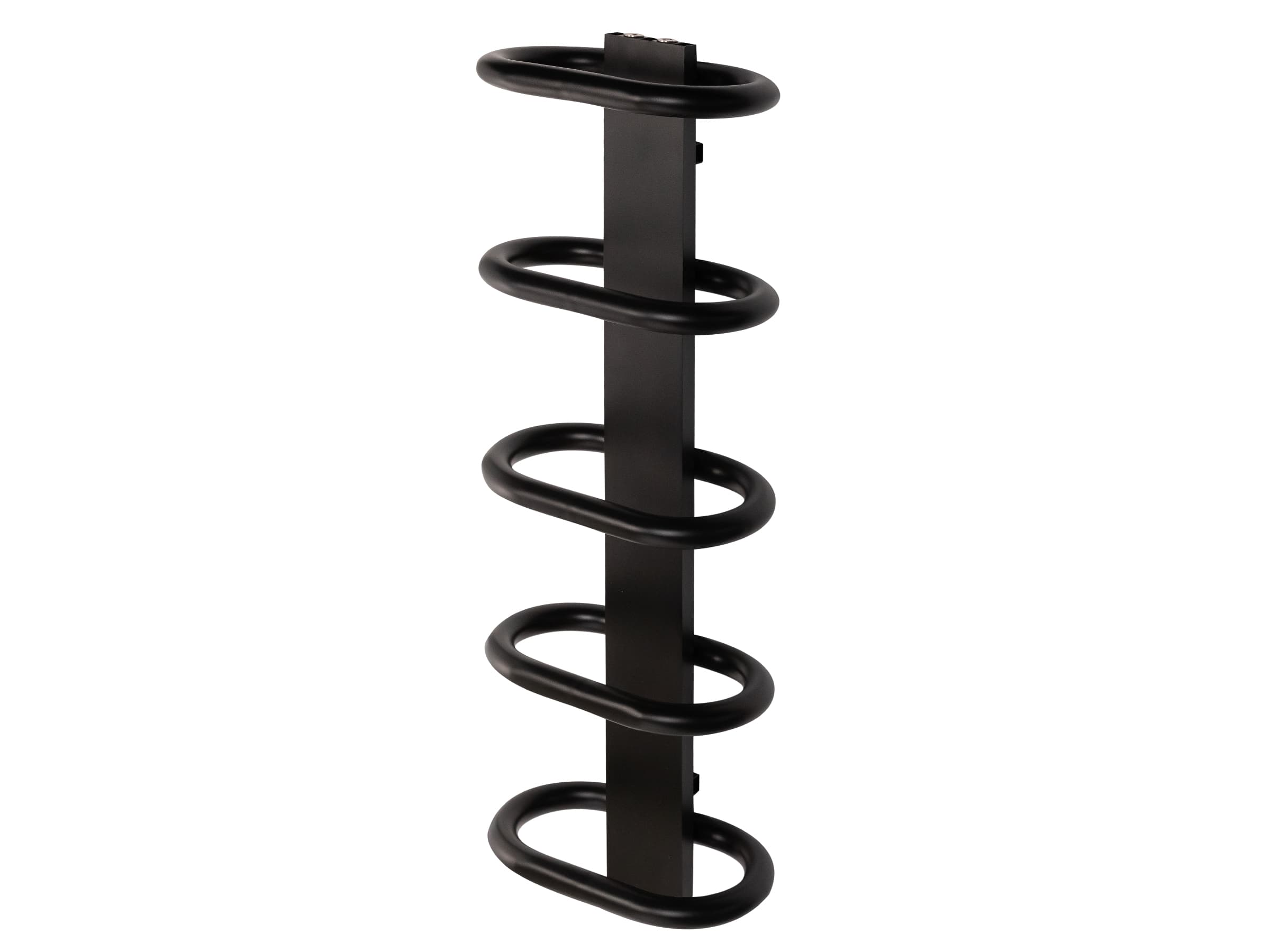 Uscător de prosoape decorativ LOJIMAX, colecția TEOS Lățime 390 mm. Înălțime 400 mm. negru mat