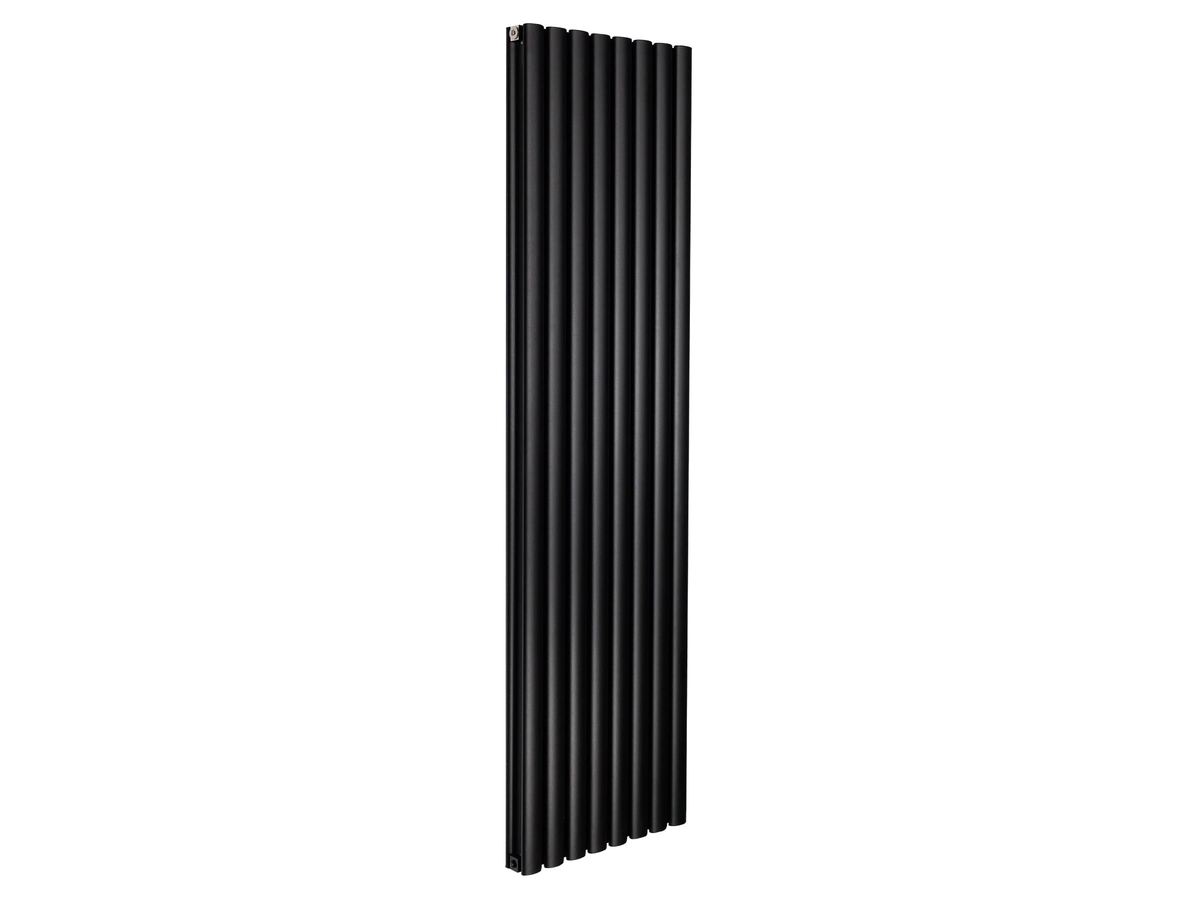 Calorifer decorativ LOJIMAX, colectie BELLA DOUBLE 400 mm. 404 mm. negru mat