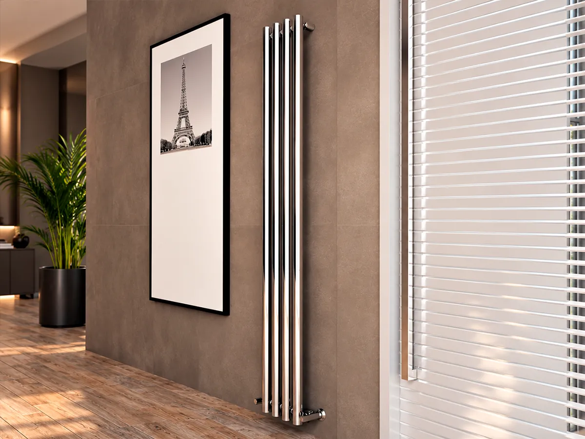 Radiator de design CARISA, colecția Mayra, 1800x420 mm, Crom