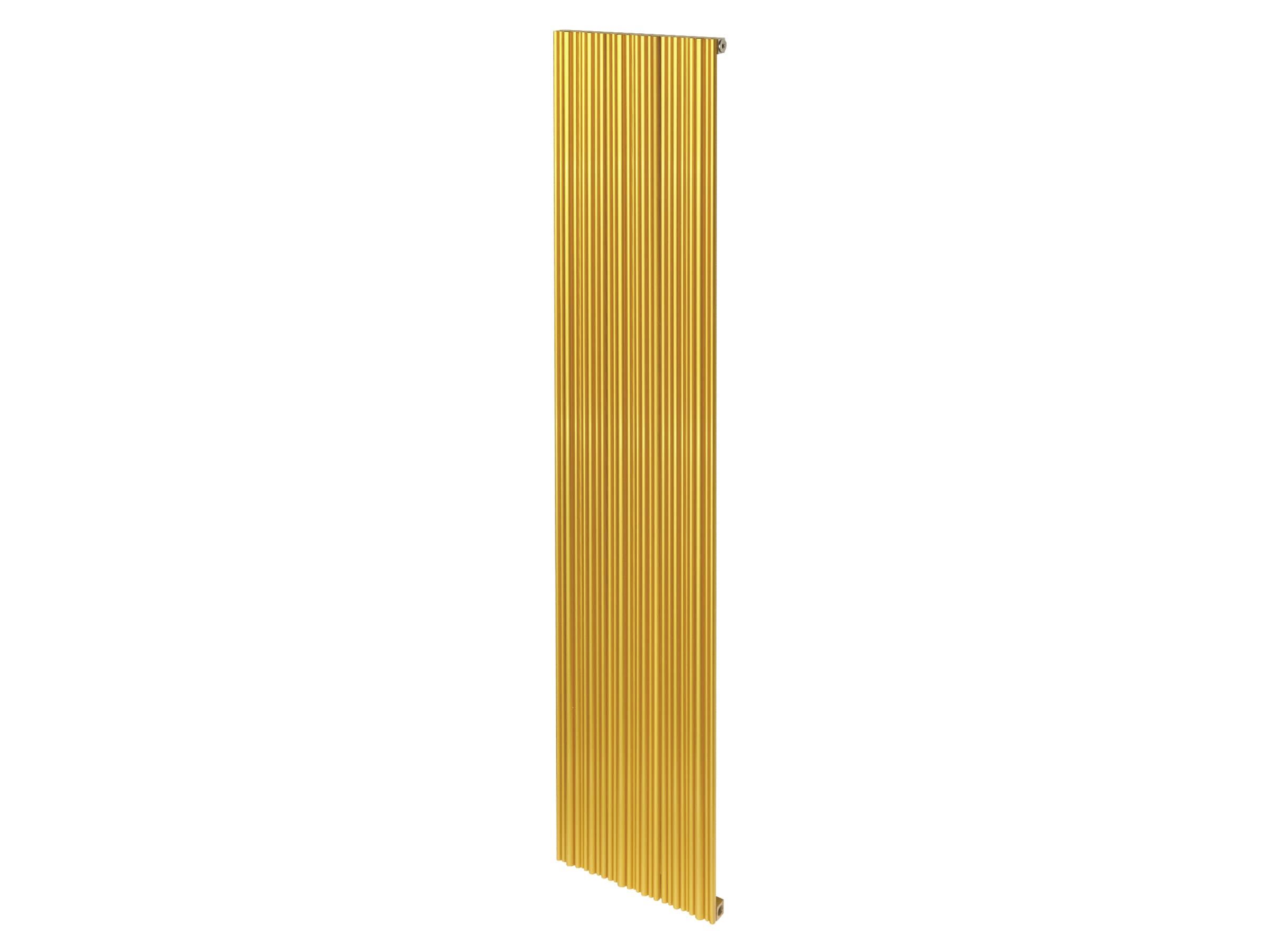 Calorifer decorativ LOJIMAX, colectia BAMBOO inaltimea 500 mm. latimea 359 mm. GOLD MATT ANODISING