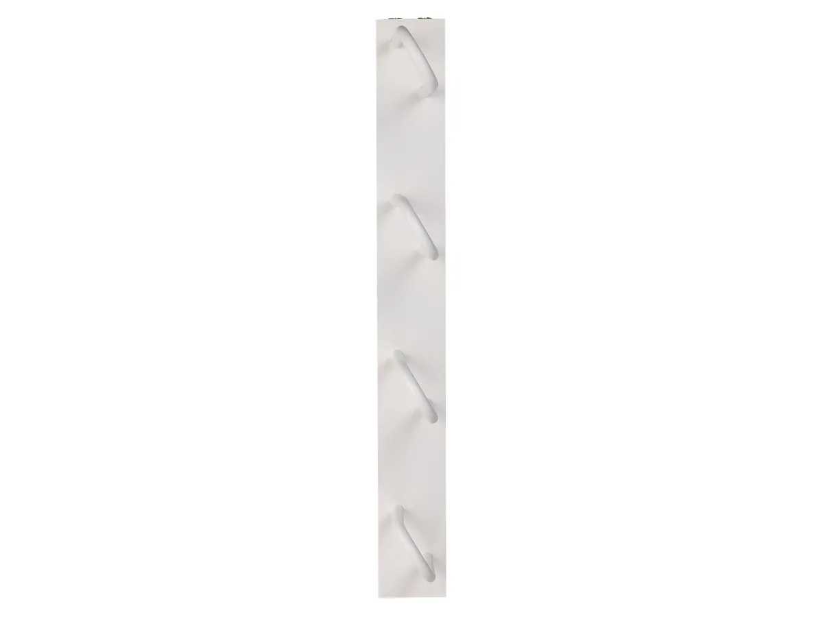 Uscător de prosoape de design LOJIMAX colecția PRUSIAS 1000x400 mm, Alb