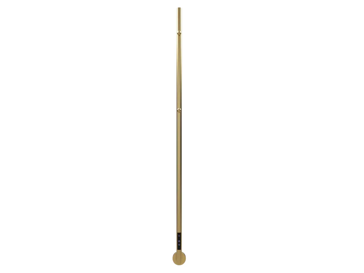 Uscător de prosoape de design CARISA, colecția DANTE, 1500x32 mm, Brushed brass