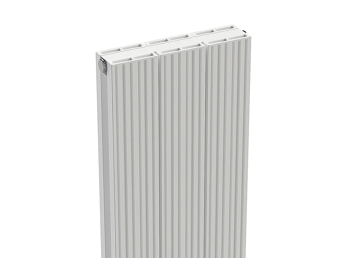 Calorifer decorativ CARISA, colecția MONZA DOUBLE, 1800x280 mm, ALB