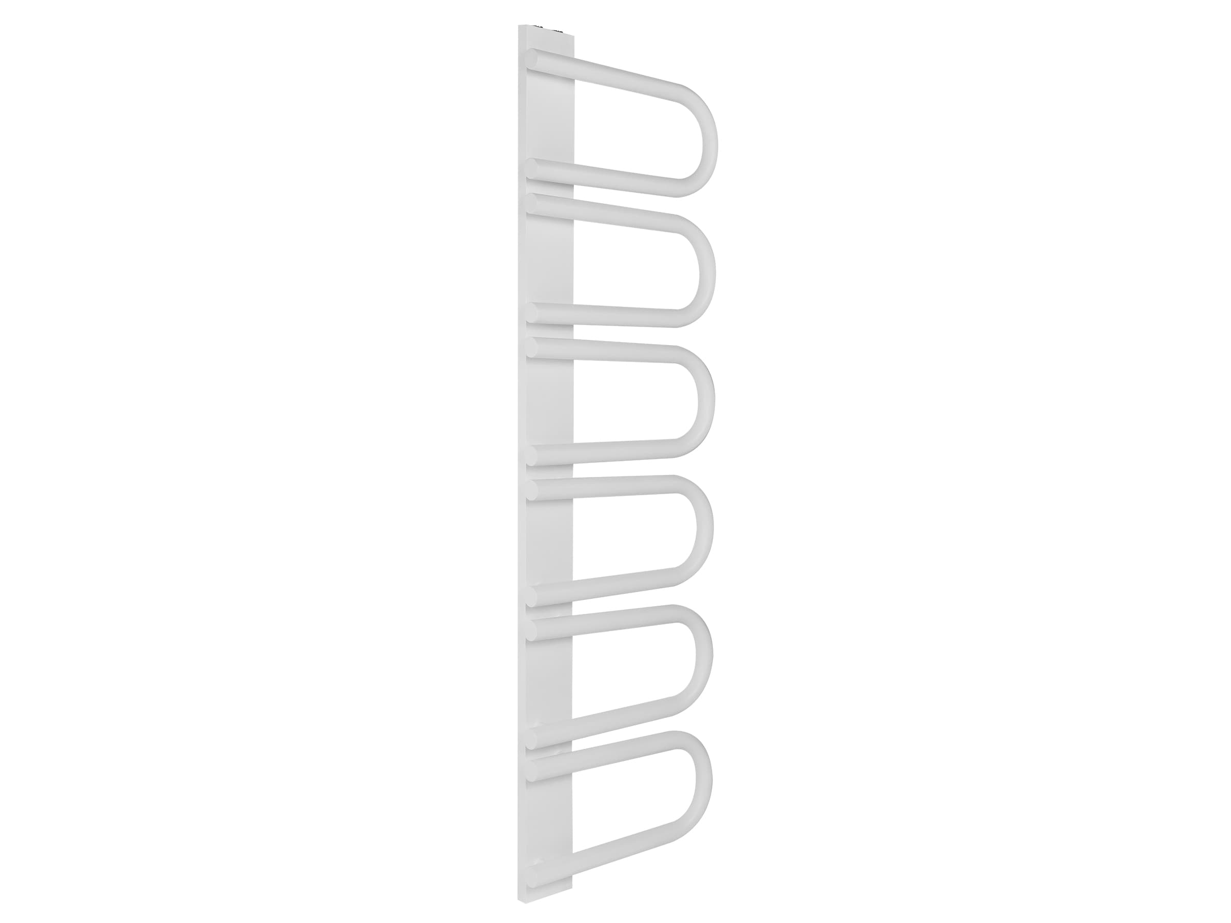 Uscător de prosoape decorativ LOJIMAX, colecția PANA Lățime 345 mm. Înălțime 520 mm. alb mat