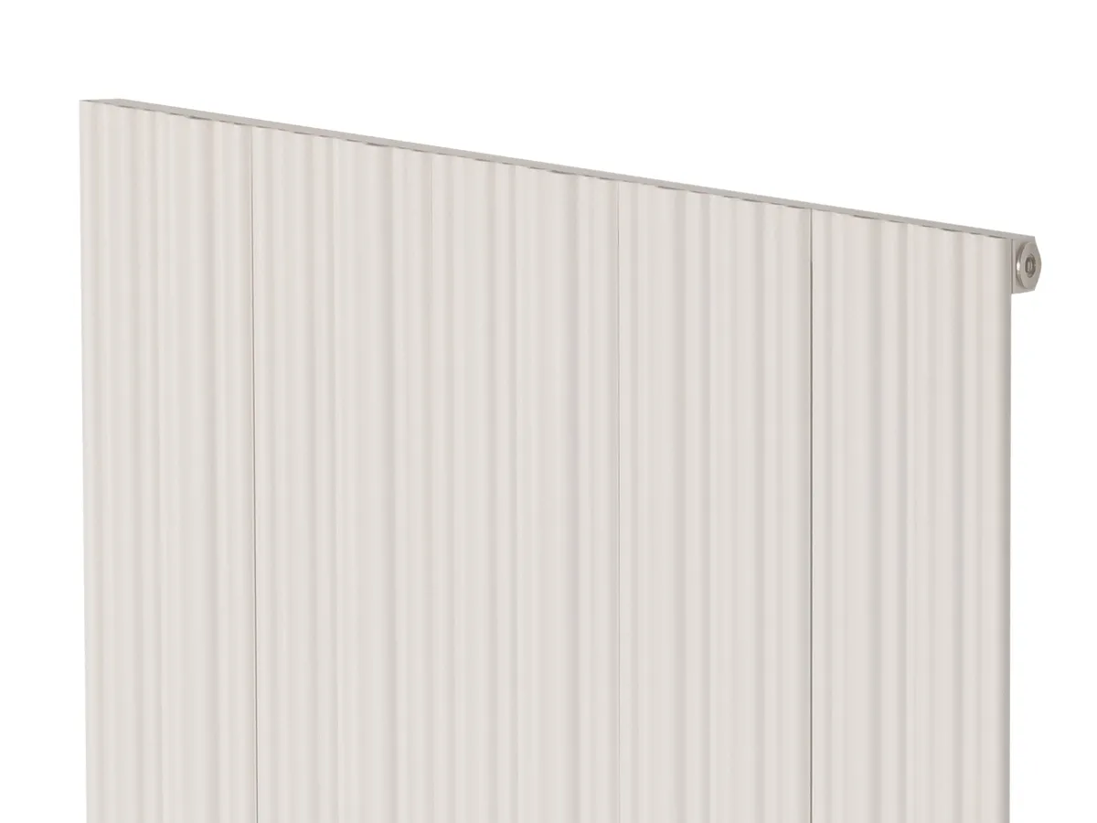 Дизайнерский радиатор LOJIMAX коллекция BAMBOO 1600x479 мм, Белый 