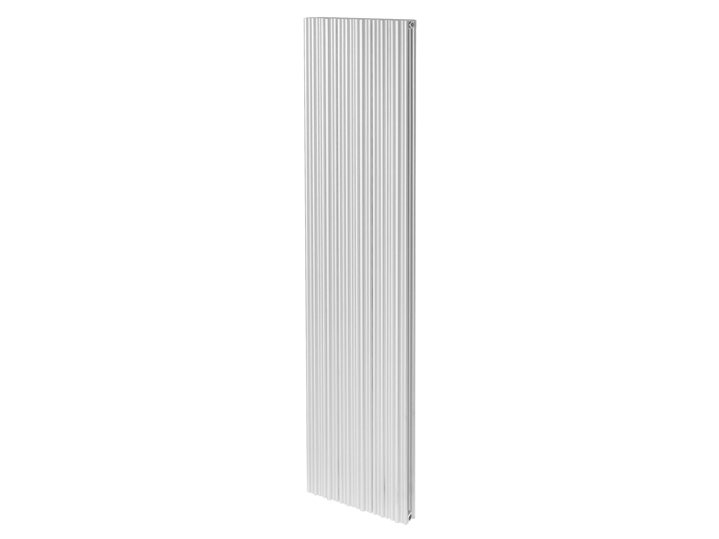 Calorifer decorativ LOJIMAX, colectia BAMBOO DOUBLE inaltimea 300 mm. latimea 239 mm. INOX MATT ANODISING