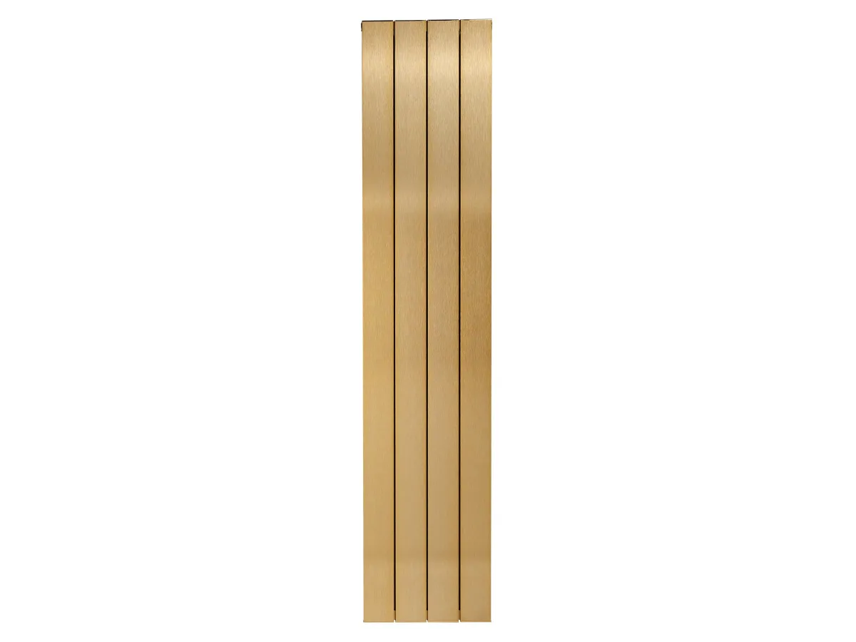 Дизайнерский радиатор LOJIMAX коллекция KALSEDON DOUBLE 1600x375 мм, GOLD SATIN