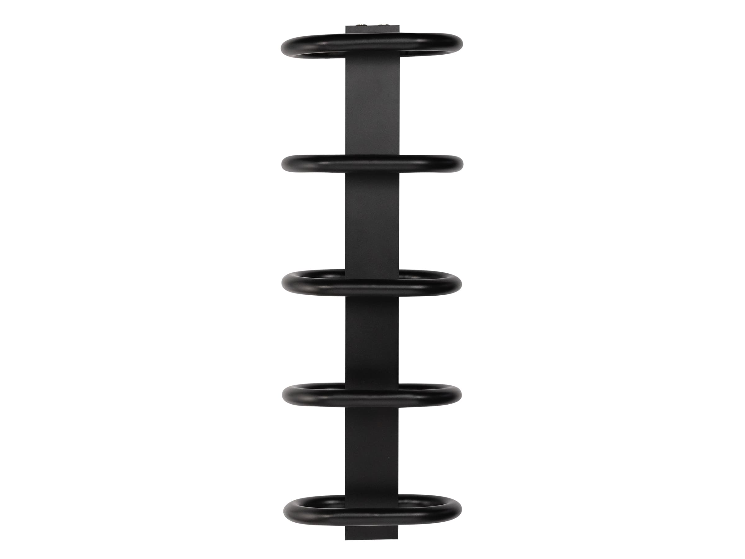 Uscător de prosoape decorativ LOJIMAX, colecția TEOS Lățime 390 mm. Înălțime 400 mm. negru mat