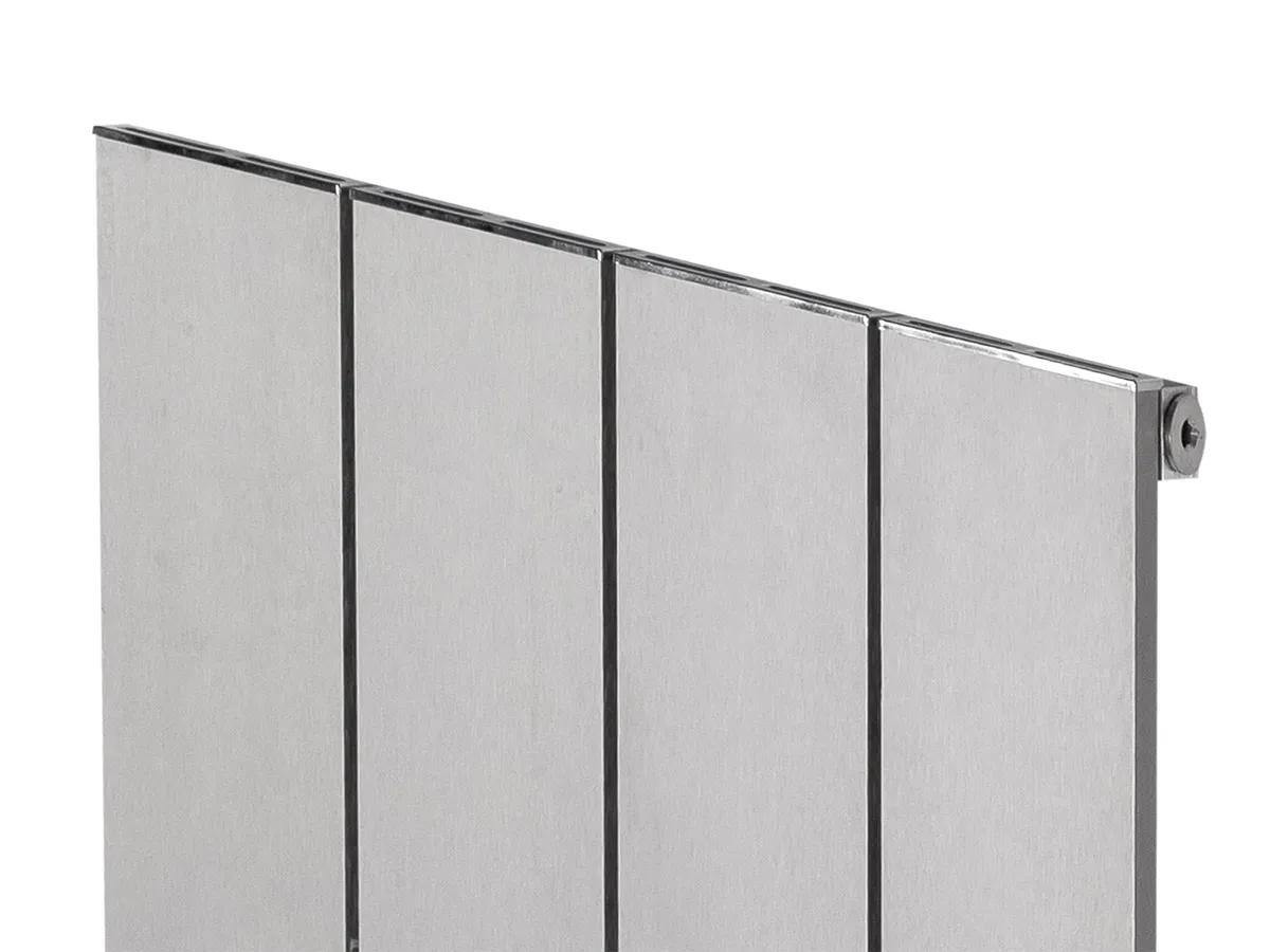 Дизайнерский радиатор LOJIMAX коллекция KALSEDON 1800x375 мм, INOX SATIN