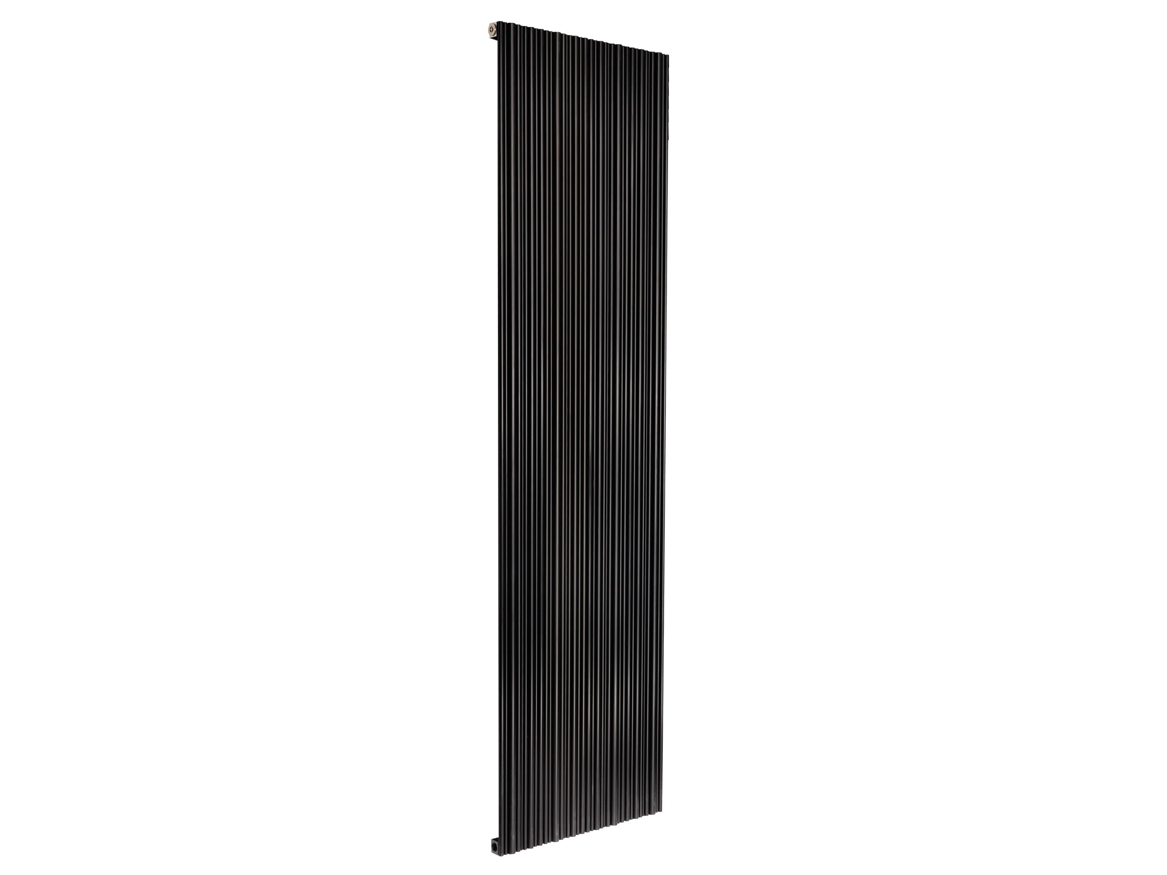 Calorifer decorativ LOJIMAX, colectia BAMBOO inaltimea 700 mm. latimea 239 mm. BLACK MATT ANODISING