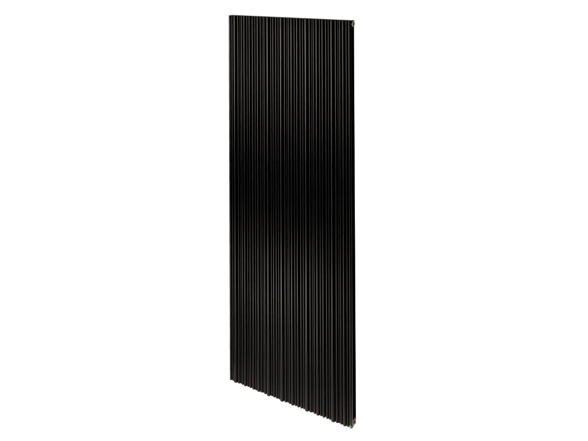 Дизайнерский радиатор LOJIMAX коллекция BAMBOO DOUBLE 1600x479 мм, Черный 