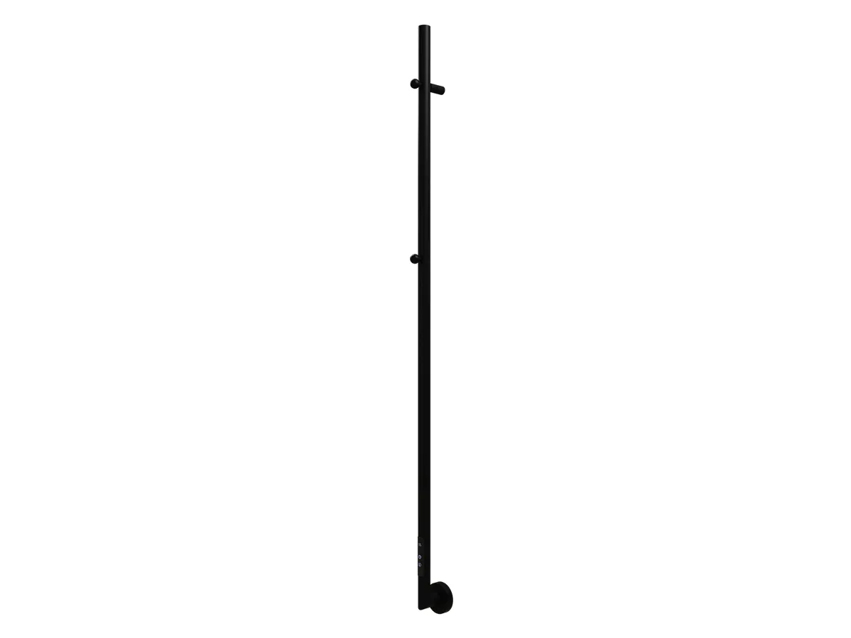 Uscător de prosoape de design CARISA, colecția DANTE, 1500x32 mm, Negru