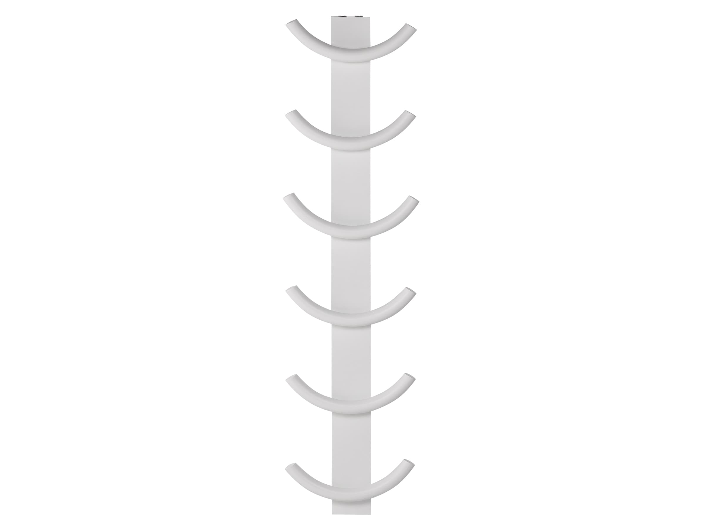Uscător de prosoape decorativ LOJIMAX, colecția OXY Lățime 460 mm. Înălțime 400 mm. alb mat