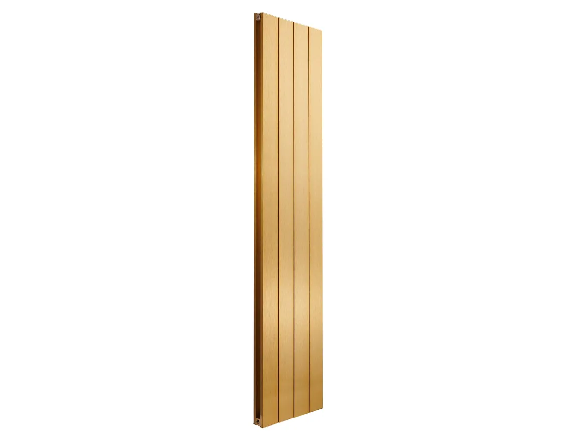 Дизайнерский радиатор LOJIMAX коллекция KALSEDON DOUBLE 1600x375 мм, GOLD SATIN