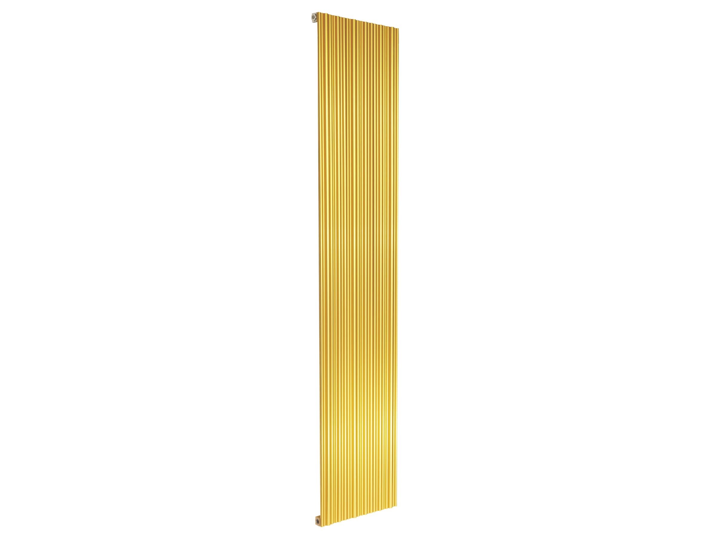 Calorifer decorativ LOJIMAX, colectia BAMBOO inaltimea 500 mm. latimea 359 mm. GOLD MATT ANODISING