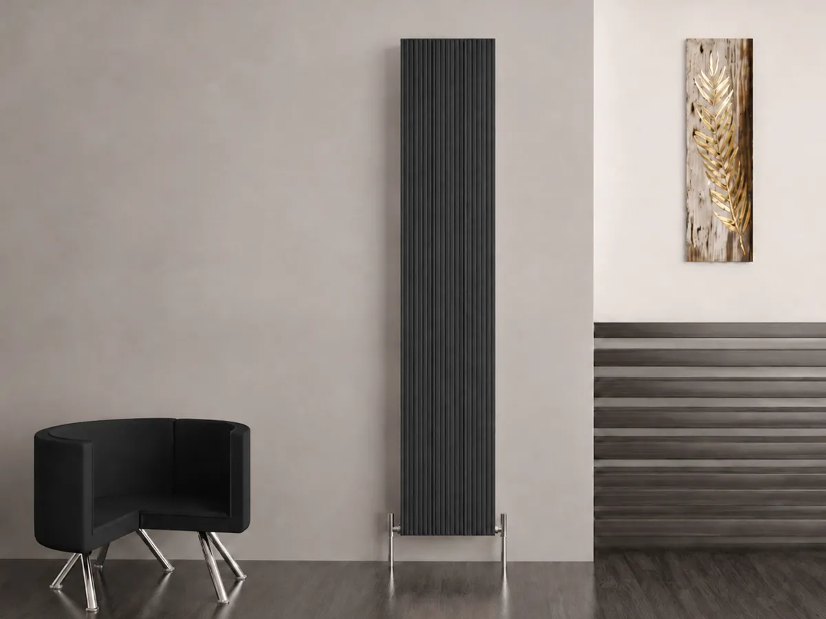 Calorifer decorativ CARISA, colecția MONZA DOUBLE, 1800x280 mm, ANTRACIT