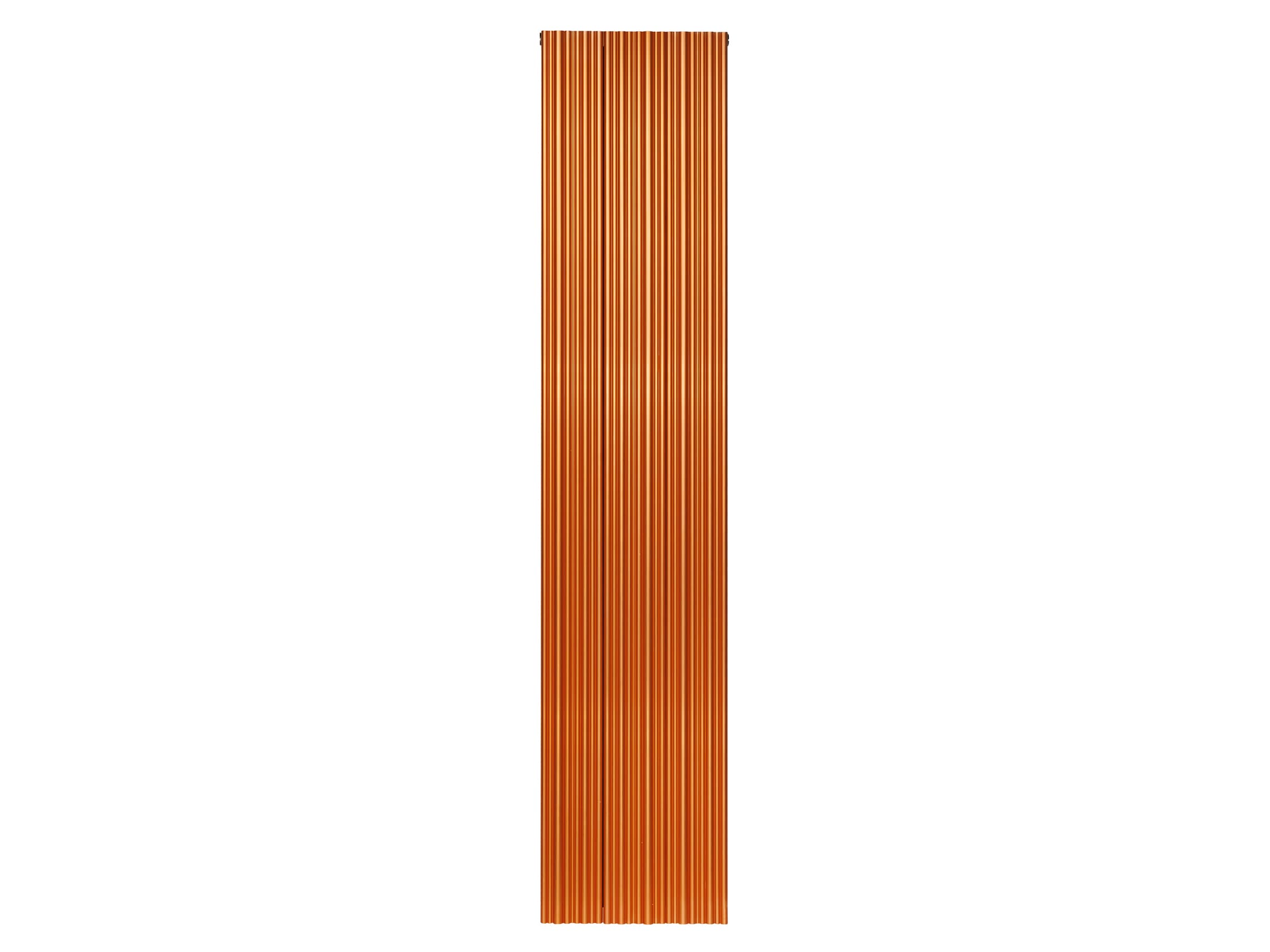 Calorifer decorativ LOJIMAX, colectia BAMBOO DOUBLE inaltimea 500 mm. latimea 479 mm. COPPER MATT ANODISING