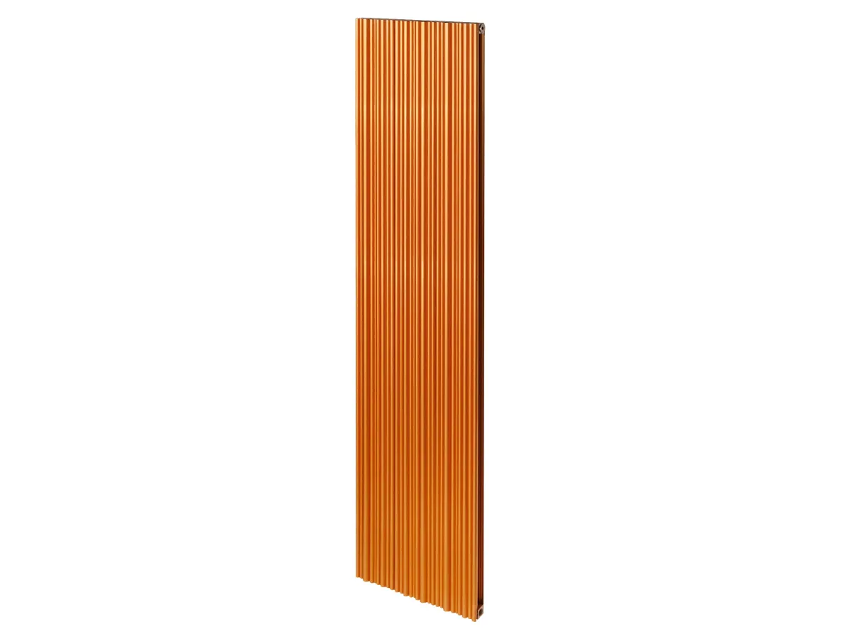 Дизайнерский радиатор LOJIMAX коллекция BAMBOO DOUBLE 1800x359 мм, Copper Matt Anodising