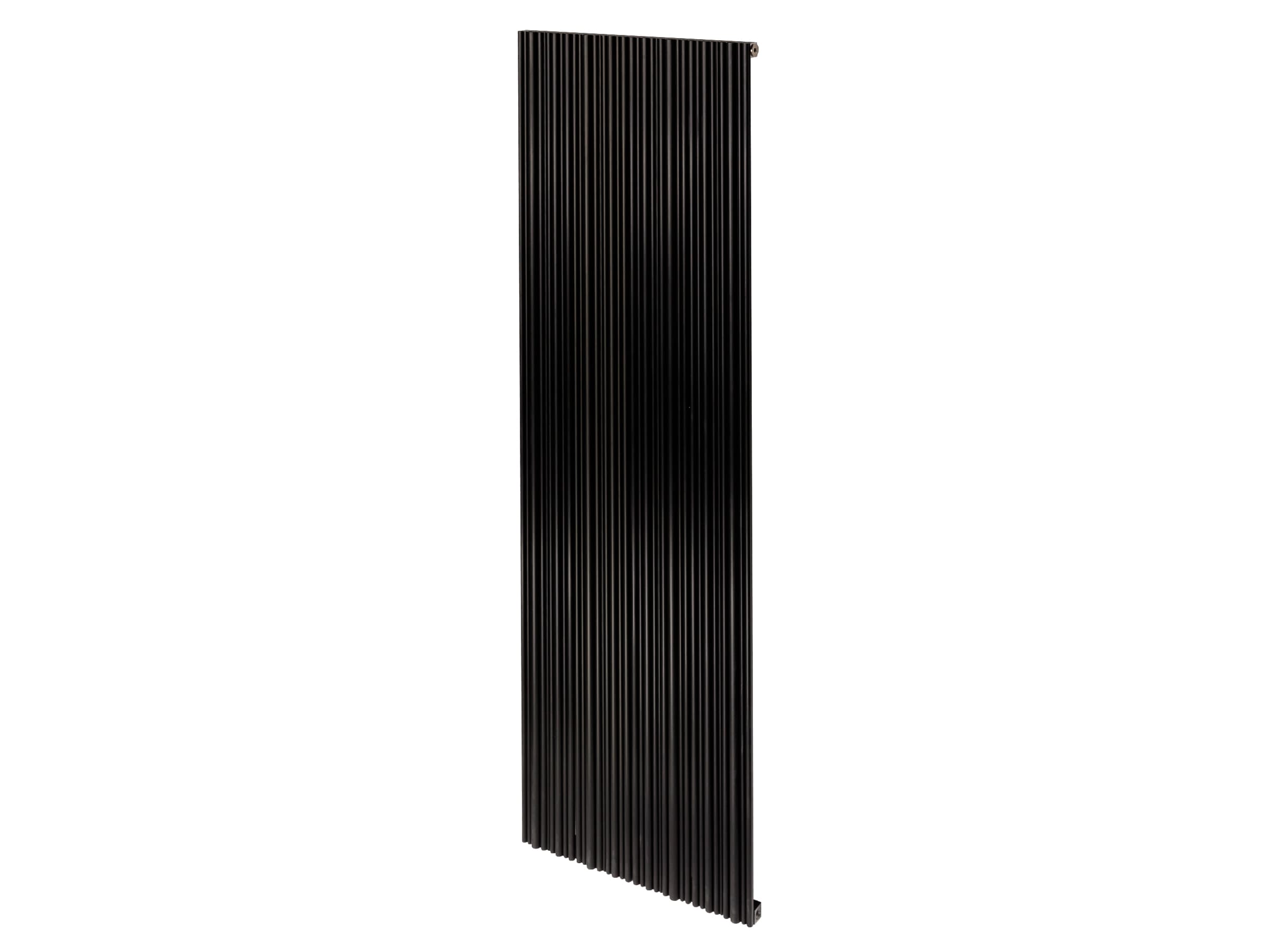 Calorifer decorativ LOJIMAX, colectia BAMBOO inaltimea 700 mm. latimea 239 mm. BLACK MATT ANODISING
