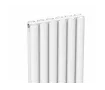 Radiator de design CARISA, colecția TALLIS DOUBLE, 1800x350 mm, ALB