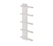 Uscător de prosoape decorativ LOJIMAX, colecția LION Lățime 485 mm. Înălțime 300 mm. alb mat