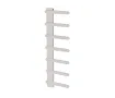 Uscător de prosoape decorativ LOJIMAX, colecția NUMMO STYLE Lățime 940 mm. Înălțime 450 mm. negru mat