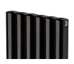 Дизайнерский радиатор LOJIMAX коллекция VOLE 1600x444 мм, Черный