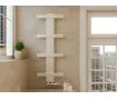 Uscător de prosoape decorativ LOJIMAX, colecția BALLOSS STYLE Lățime 1140 mm. Înălțime 400 mm. alb mat