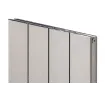 Дизайнерский радиатор LOJIMAX коллекция KALSEDON DOUBLE 1800x375 мм, INOX SATIN