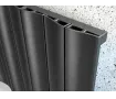 Дизайнерский радиатор LOJIMAX коллекция AMAZONITE 1600x828 мм, Серый (Juniper)