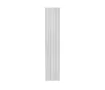 Calorifer decorativ LOJIMAX, colectia BAMBOO inaltimea 300 mm. latimea 239 mm. INOX MATT ANODISING