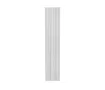 Calorifer decorativ LOJIMAX, colectia BAMBOO DOUBLE inaltimea 300 mm. latimea 239 mm. INOX MATT ANODISING
