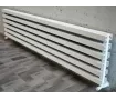 ALUMINUM HORIZONTAL RADIATOR OPAL HRZ inaltimea 2000 mm. latimea 384 mm. alb mat