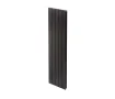 Calorifer decorativ  LOJIMAX colecția KALSEDON DOUBLE 1600x470 mm, BLACK SATIN