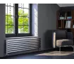 ALUMINUM HORIZONTAL RADIATOR BELLA HRZ inaltimea 800 mm. latimea 581 mm. negru mat