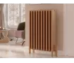 FLOOR STANDING ALUMINUM RADIATOR GRANDE LUX высота 300 мм. ширина 830 мм. белый мат