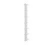 Uscător de prosoape de design LOJIMAX colecția CARETTA 1675x250 mm, Alb