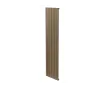 Calorifer decorativ LOJIMAX, colectia BAMBOO inaltimea 300 mm. latimea 839 mm. BRONZE MATT ANODISING