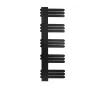 Uscător de prosoape decorativ LOJIMAX, colecția NUMMO Lățime 250 mm. Înălțime 400 mm. negru mat