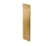Дизайнерский радиатор LOJIMAX коллекция KALSEDON DOUBLE 1600x375 мм, GOLD SATIN