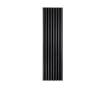 Calorifer decorativ LOJIMAX, colectie BELLA DOUBLE 400 mm. 404 mm. negru mat