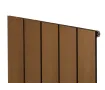 Дизайнерский радиатор LOJIMAX коллекция KALSEDON 1600x375 мм, BRONZE SATIN