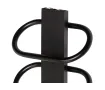 Uscător de prosoape decorativ LOJIMAX, colecția PEARL Lățime 530 mm. Înălțime 400 mm. negru mat