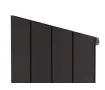 Дизайнерский радиатор LOJIMAX коллекция KALSEDON 1800x470 мм, BLACK SATIN