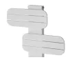 Uscător de prosoape decorativ LOJIMAX, colecția BAMITO Lățime 246 mm. Înălțime 400 mm. alb mat