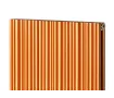 Calorifer decorativ LOJIMAX, colectia BAMBOO DOUBLE inaltimea 500 mm. latimea 479 mm. COPPER MATT ANODISING