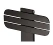 Uscător de prosoape decorativ LOJIMAX, colecția DOSIA Lățime 250 mm. Înălțime 400 mm. negru mat