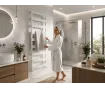 Uscător de prosoape de design CARISA, colecția NINOVA BATH, 1180x500 mm, ALB